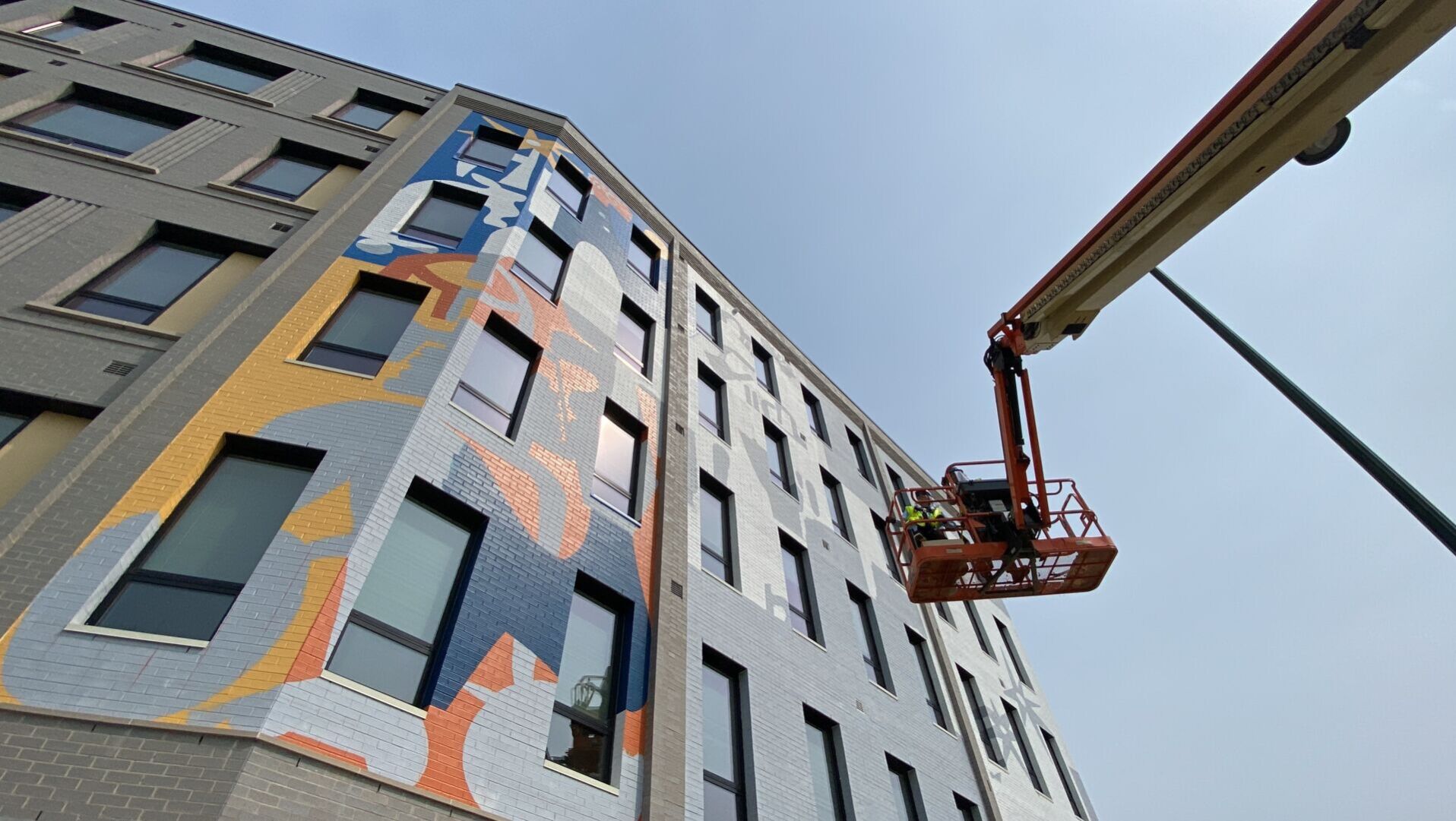 Ella Apartments mural